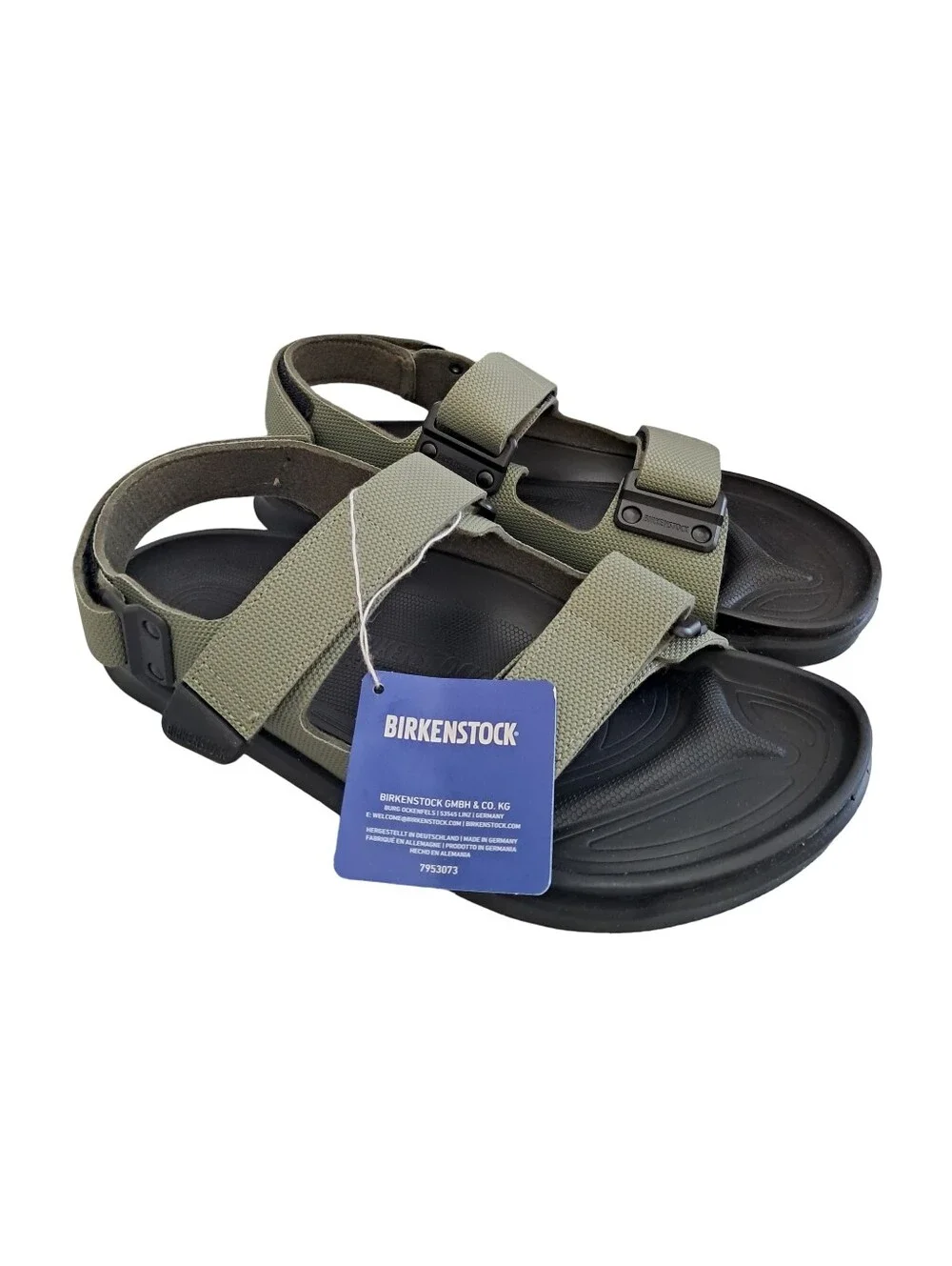 Birkenstock Tatacoa Birko- Flor Futura Khaki Sandals Size Men's Size 11 Reg. Fit